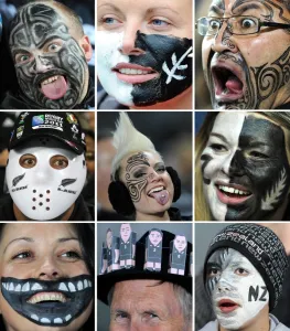 New Zealand Prints: Rugbyu-Wc2011-Nzl-Fra-Fans