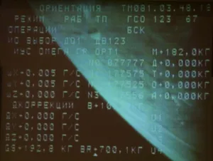 Space Prints: Russia-Space-Mir-Monitor