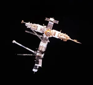 Space Prints: Russian Mir Space Station