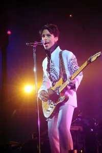 US singer Prince performs on October 11, 2009 at the Grand Palais in Paris