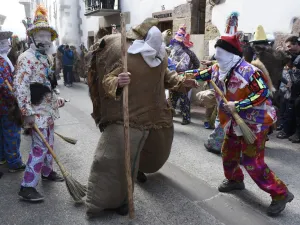 Ecuador, South America Prints: Spain-Carnival-Lantz