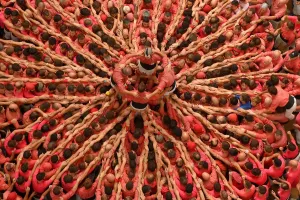 Spain-Catalonia-Human-Towers-Castellers