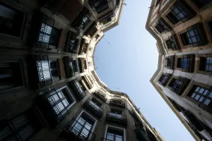 <b class=qtipBold><figcaption>Spain-Tourism-Architecture-Windows</figcaption></b><br>Windows reflect light in the facades of buildings in El Gotic neighbourhood in Barcelona. AFP PHOTO / PAU BARRENA<br><em>© Copyright Agence France-Presse (AFP) - All Rights Reserved</em> Spain-Tourism-Architecture-Windows