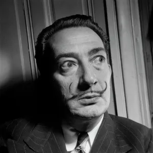 <b class=qtipBold><figcaption>Spanish Artist Salvador Dal</figcaption></b><br>Picture dated in the 50s of Salvador Domingo Felipe Jacinto Dalí i Domènech, Marquis of Dalí de Púbol, known professionally as Salvador Dalí, prominent Spanish surrealist born in Figueres, Catalonia, Spain. / AFP PHOTO / -<br><em>© Copyright Agence France-Presse (AFP) - All Rights Reserved</em> Spanish Artist Salvador Dal
