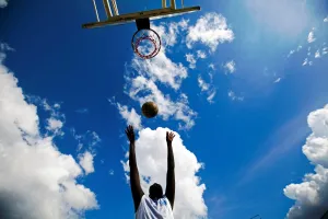 Africa Prints: Ssudan-Sport-Basketball