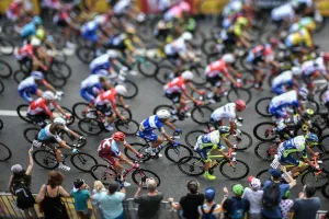 General View Prints: Start, sixth stage of the 105th edition of the Tour de France
