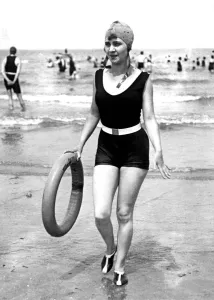 Seaside Prints: Swimwear Fashion 1937