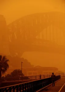 Sydney Prints: Topshots-Australia-Weather-Dust