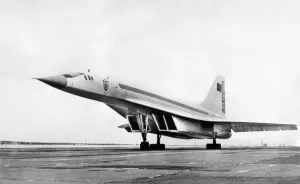 <b class=qtipBold><figcaption>Tupolev 144</figcaption></b><br>Soviet aircraft Tupolev 144 TU-144 sits on the tarmac, 12 December 1968 in Moscow, after its maiden flight. The Tupolev Tu-144 was the first Soviet supersonic transport aircraft, constructed under the direction of the Soviet Tupolev design bureau headed by Alexei Tupolev. / AFP PHOTO / TASS / -<br><em>© Copyright Agence France-Presse (AFP) - All Rights Reserved</em> Tupolev 144