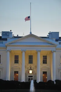 The White House Prints: Us-Politics-Crime-Shooting-Giffords-Flag