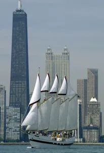 Skyscraper Prints: Us-Tall Ships-Windy II