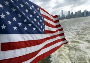 <b class=qtipBold><figcaption>Us-Weather-Storm-Tourism</figcaption></b><br>A view of the Lower Manhattan and One World Trade Center from the ferry to the Statue of Liberty as Liberty Island open to the public July 4, 2013 for the first time since Superstorm Sandy slammed into New York last October. AFP PHOTO / TIMOTHY CLARY / AFP PHOTO / TIMOTHY CLARY<br><em>© Copyright Agence France-Presse (AFP) - All Rights Reserved</em> Us-Weather-Storm-Tourism