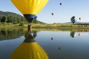 Ballooning Prints: USA- Hot Air Balloon Rodeo