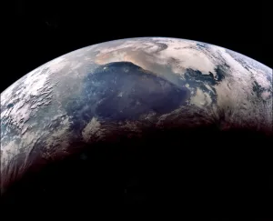 View of the Earth from Apollo 11